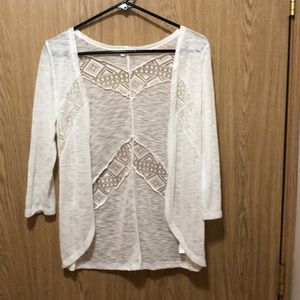 Maurices lace cardigan